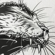 Load image into Gallery viewer, Silkcreen Print "Cattack"
