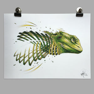 Fine Art Print "Bearded Dragon Slice"