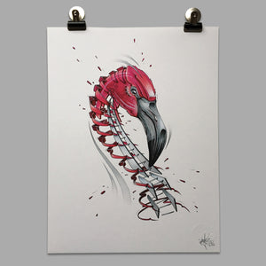 Fine Art Print "Flamingo Slice"