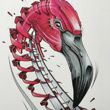Load image into Gallery viewer, Fine Art Print &quot;Flamingo Slice&quot;