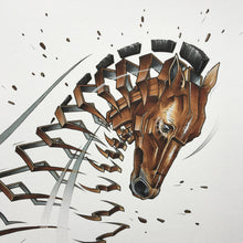 Load image into Gallery viewer, Fine Art Print &quot;Horse Slice&quot;